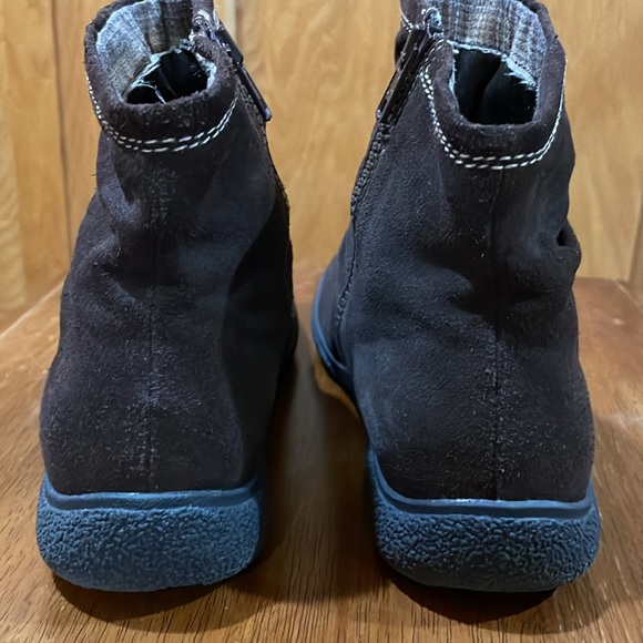 BareTraps Dark Brown Suede Lisa Ankle Boots - Picture 5 of 8